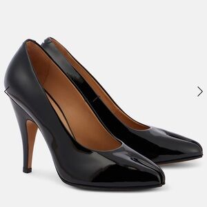 MM6 Maison Martin Margiela Black Tabi Pumps